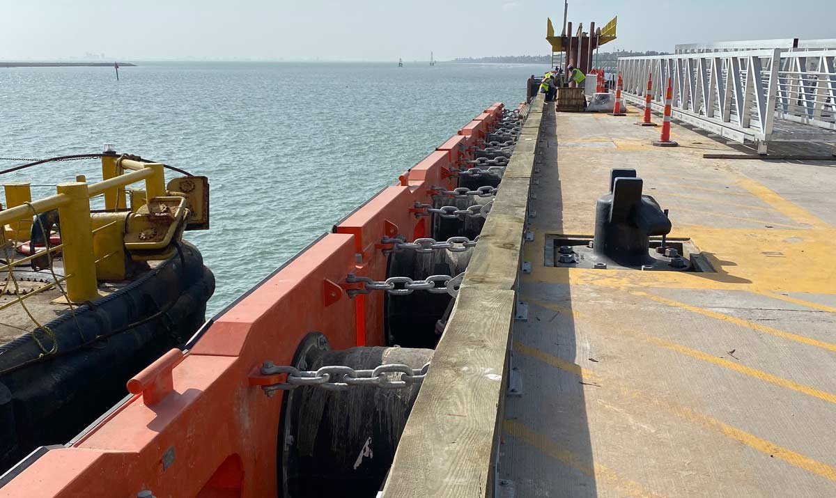 ShibataFenderTeam has delivered highly engineered fender wall to Corpus